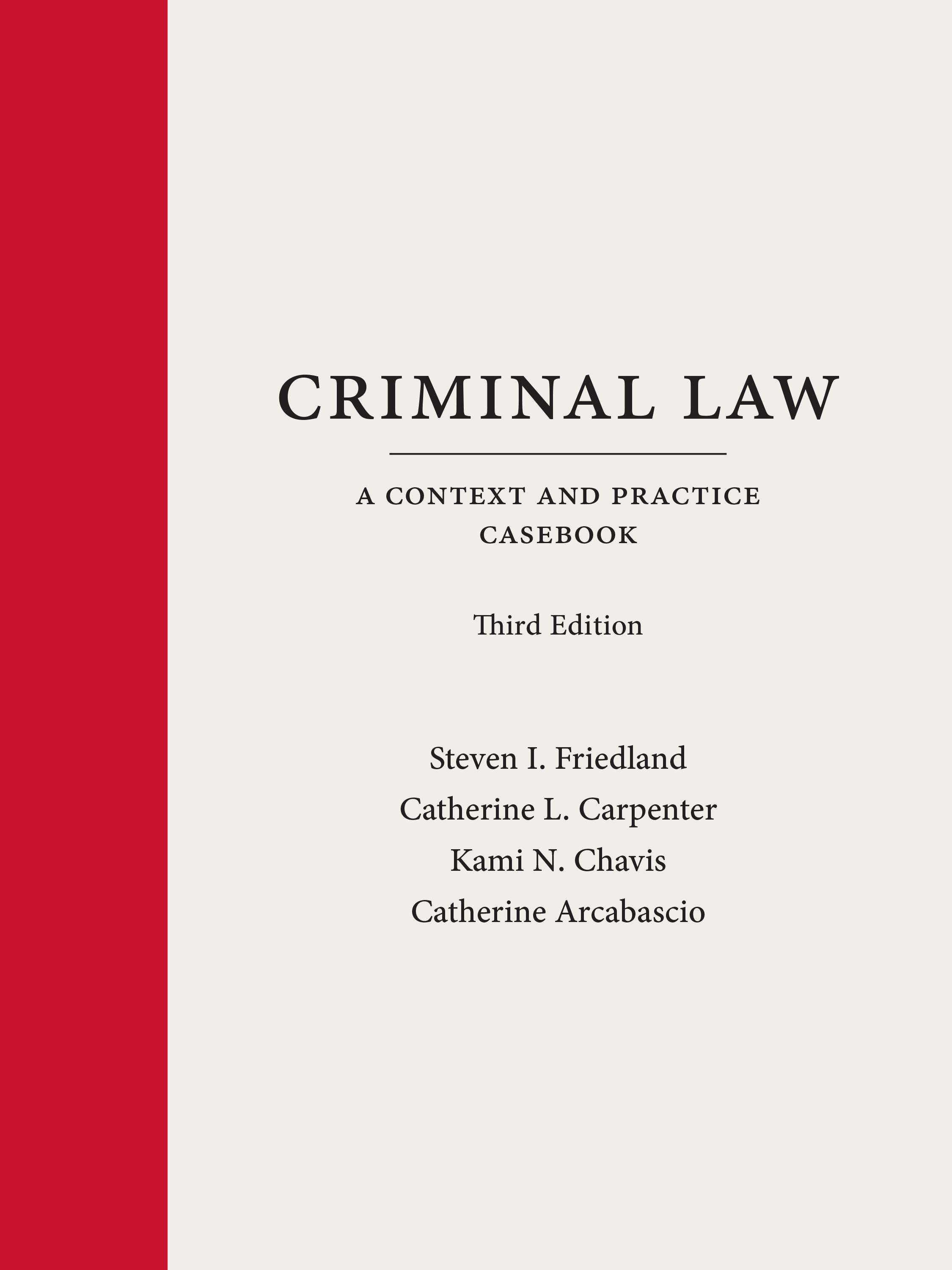 REQ7140 Criminal Law - McLane